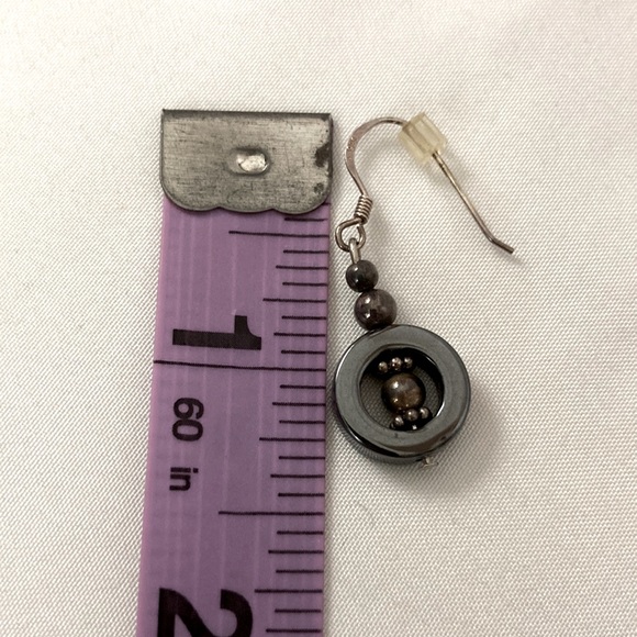 Hematite Beaded Necklace and Earrings Set - Picture 8 of 8